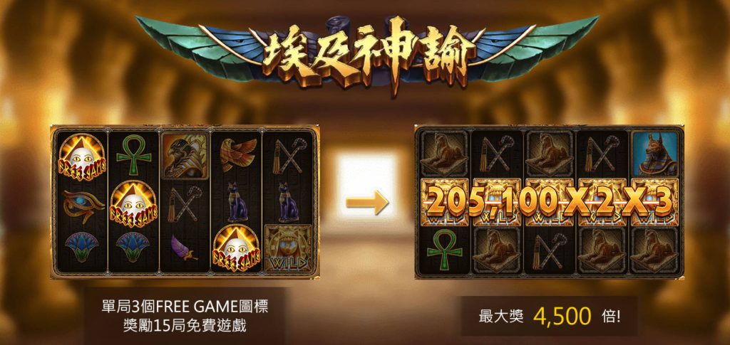 ZG電子埃及神諭老虎機詳細介紹